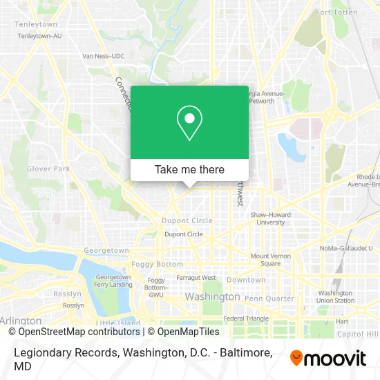 Legiondary Records map