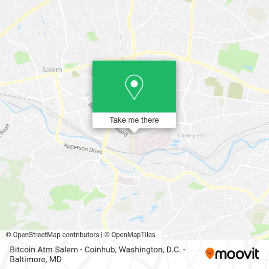 Bitcoin Atm Salem - Coinhub map
