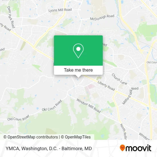 Mapa de Ymca