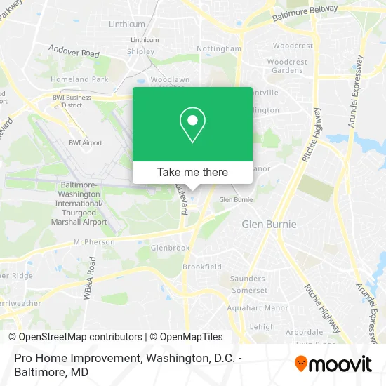 Pro Home Improvement map