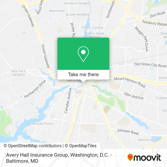 Avery Hall Insurance Group map
