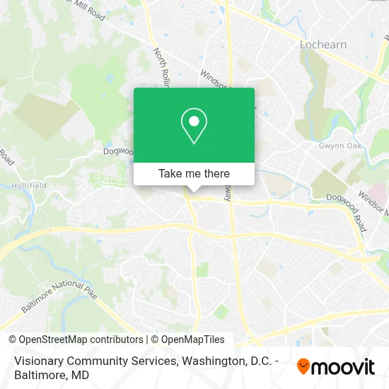 Visionary Community Services map