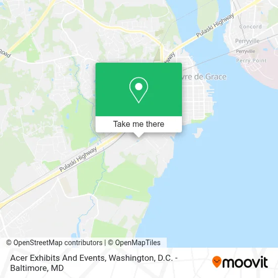 Acer Exhibits And Events map