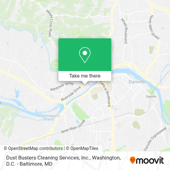 Dust Busters Cleaning Services, Inc. map