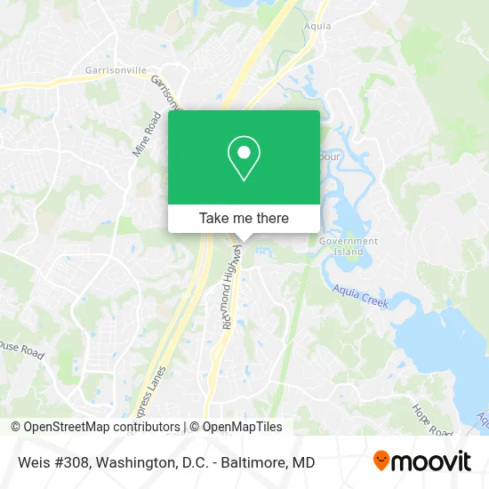 Weis #308 map