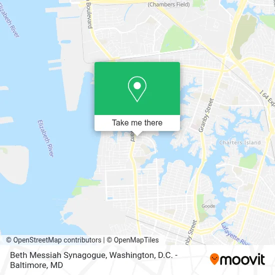 Beth Messiah Synagogue map