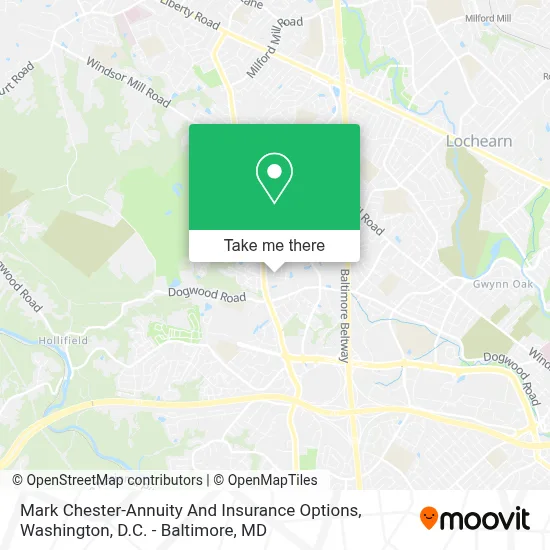 Mark Chester-Annuity And Insurance Options map