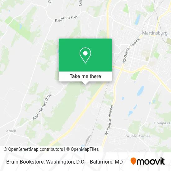 Bruin Bookstore map
