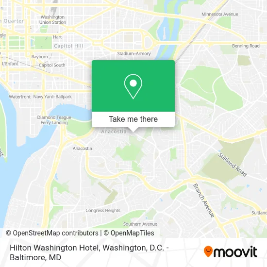 Hilton Washington Hotel map