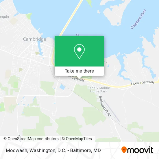 Modwash map
