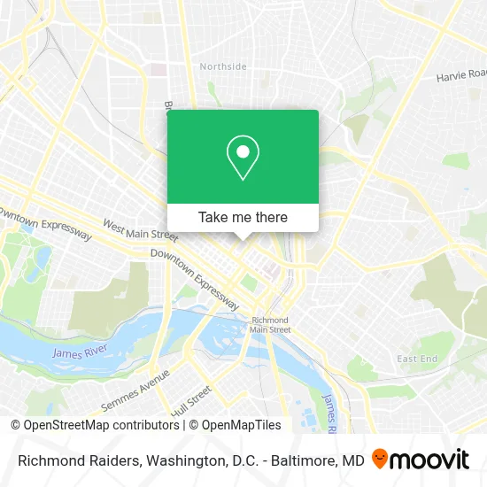 Richmond Raiders map