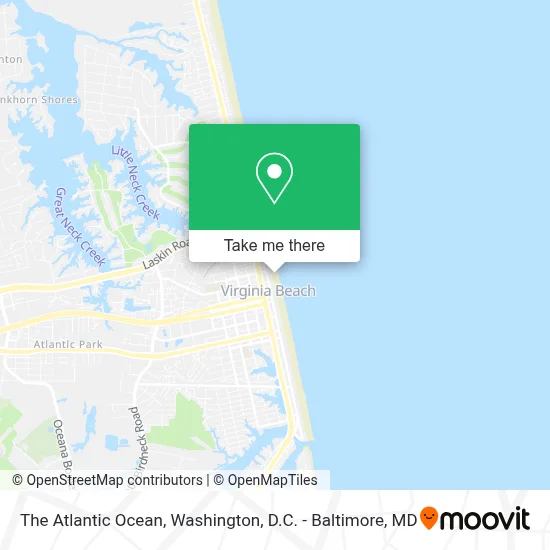 The Atlantic Ocean map
