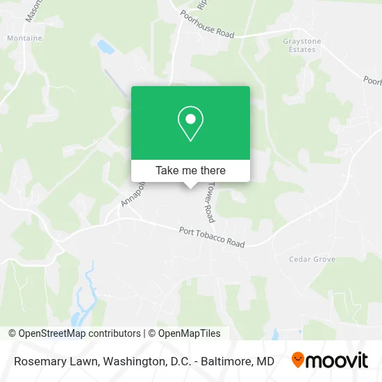 Rosemary Lawn map