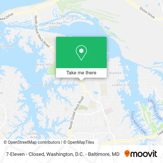 7-Eleven - Closed map