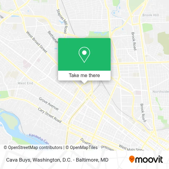 Cava Buys map