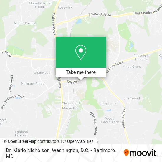 Dr. Mario Nicholson map
