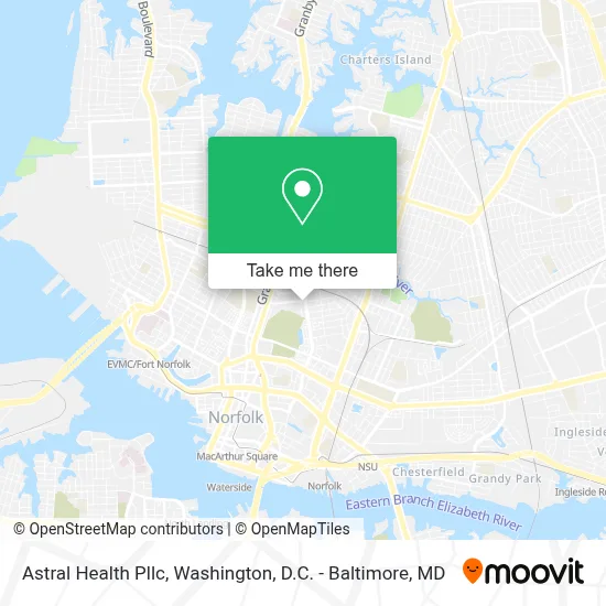 Astral Health Pllc map