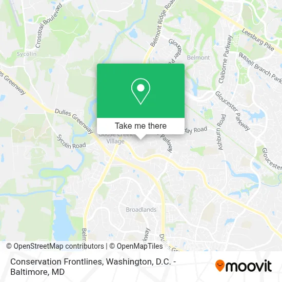 Conservation Frontlines map