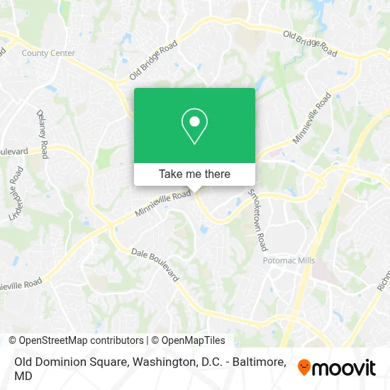 Old Dominion Square map