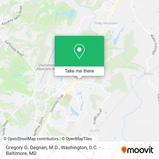 Gregory G. Degnan, M.D. map