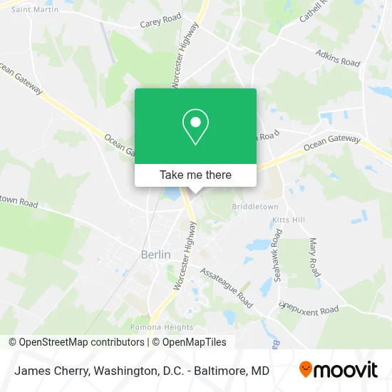 James Cherry map