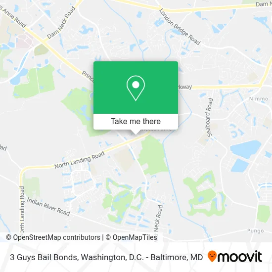 3 Guys Bail Bonds map