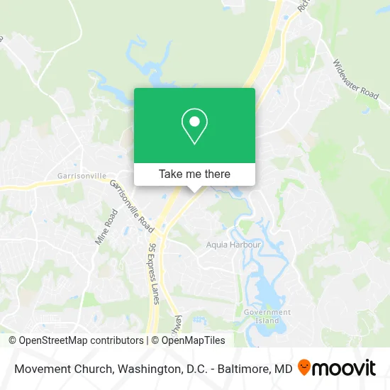 Movement Church map