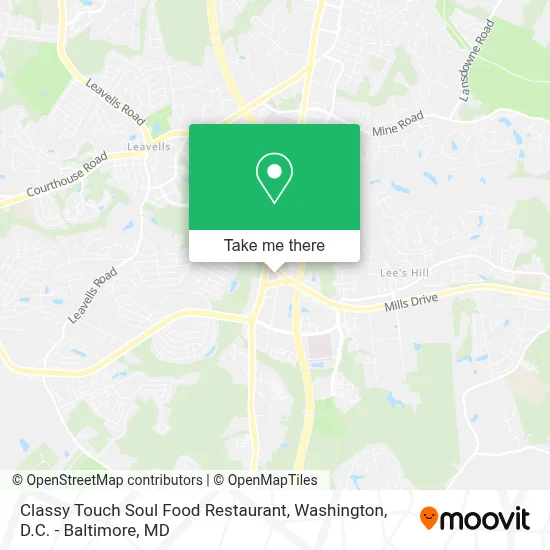 Classy Touch Soul Food Restaurant map
