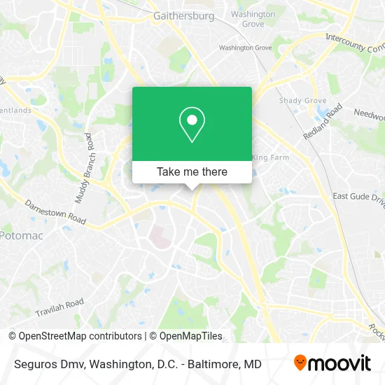 Seguros Dmv map