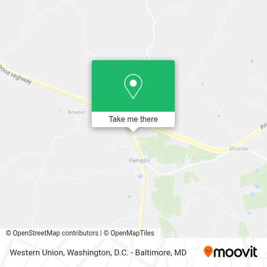 Western Union map