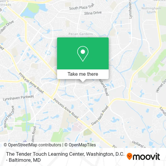 The Tender Touch Learning Center map