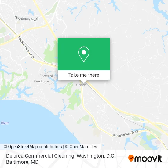 Delarca Commercial Cleaning map