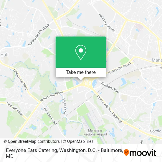 Everyone Eats Catering map
