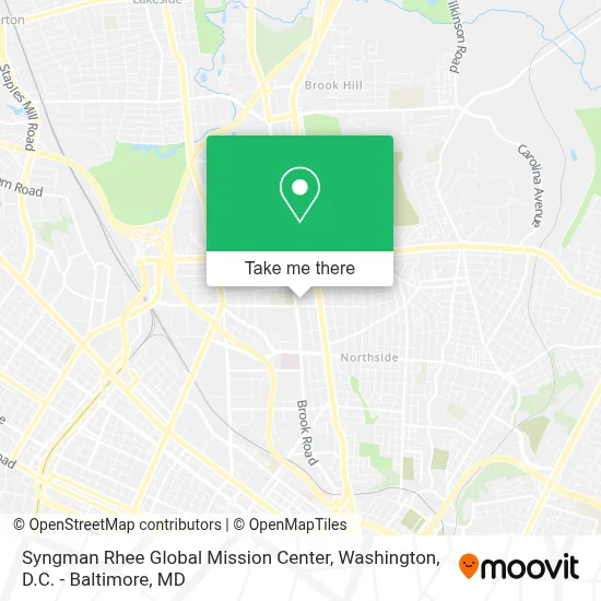 Syngman Rhee Global Mission Center map
