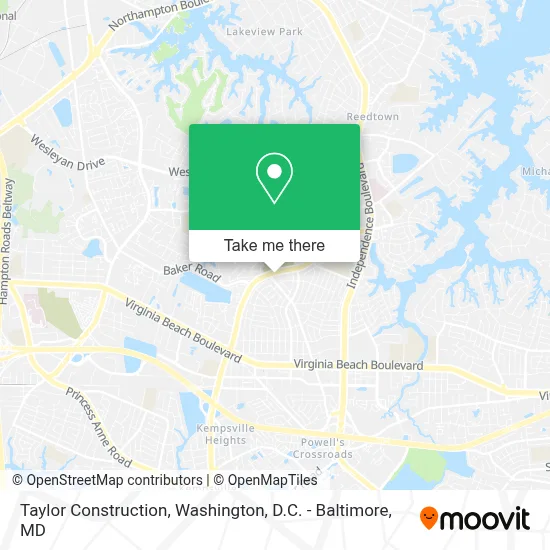 Taylor Construction map