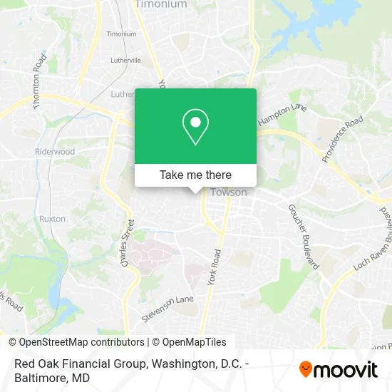 Red Oak Financial Group map