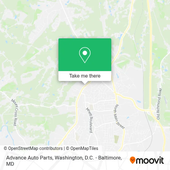 Advance Auto Parts map