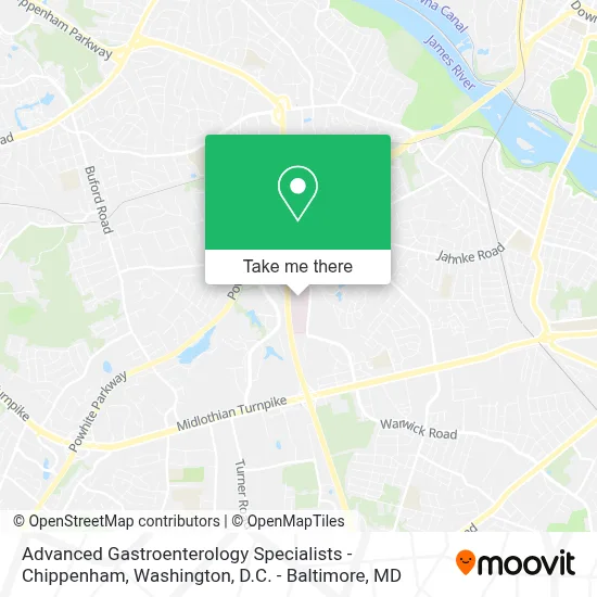 Advanced Gastroenterology Specialists - Chippenham map