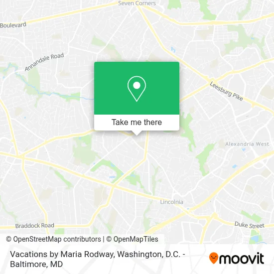 Vacations by Maria Rodway map