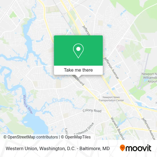 Western Union map