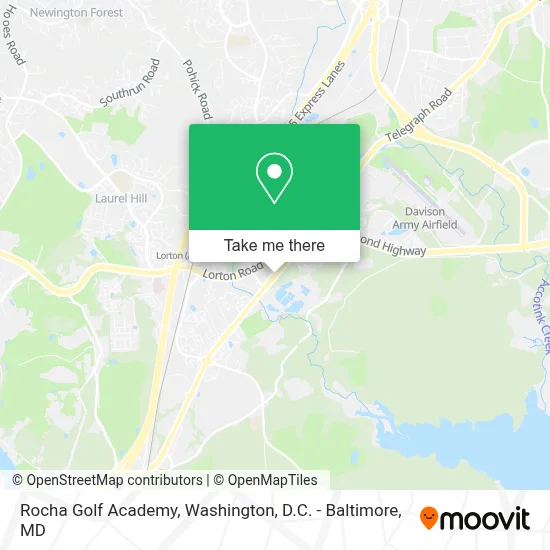 Rocha Golf Academy map