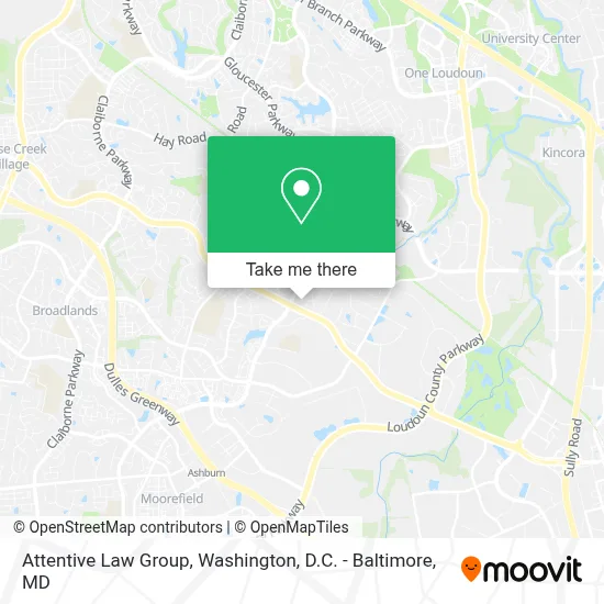 Attentive Law Group map