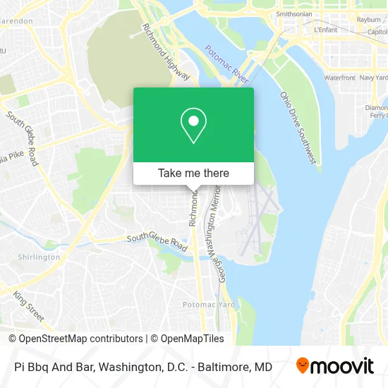 Pi Bbq And Bar map