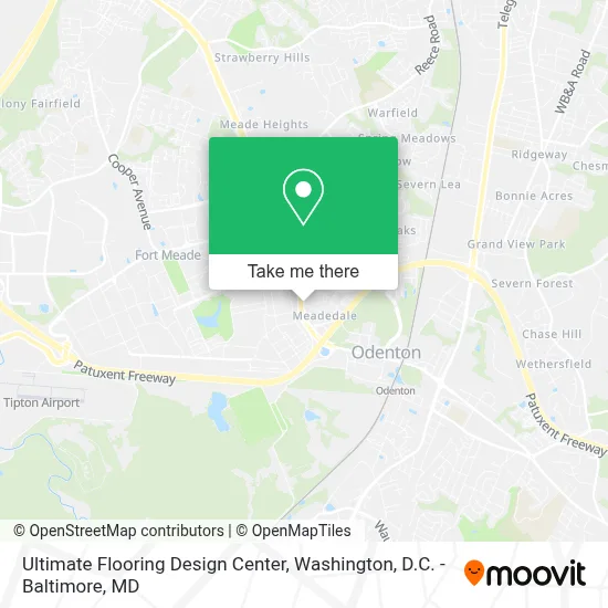 Ultimate Flooring Design Center map