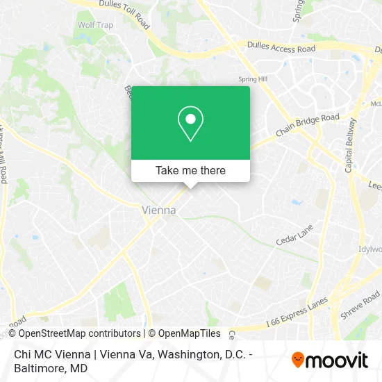 Chi MC Vienna | Vienna Va map