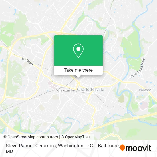 Steve Palmer Ceramics map