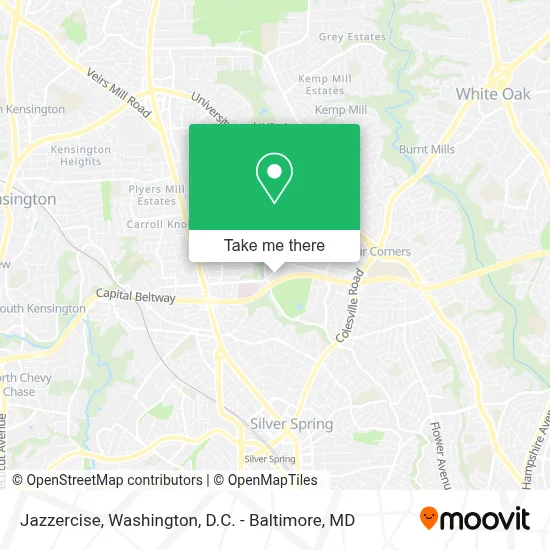 Jazzercise map