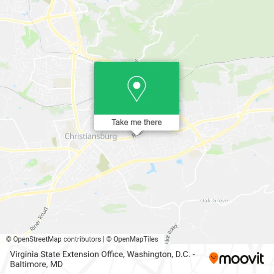 Virginia State Extension Office map