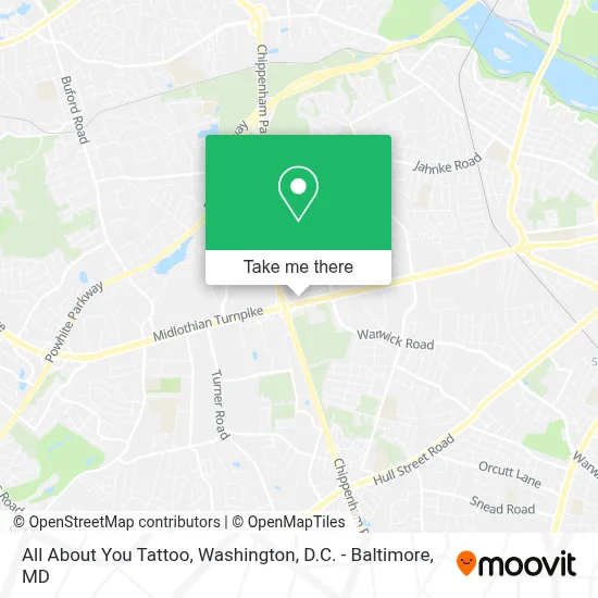All About You Tattoo map