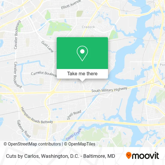 Cuts by Carlos map